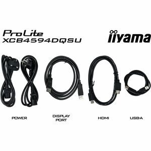 iiyama ProLite XCB4594DQSU-B1 45 Zoll Klasse Dual Quad HD (DQHD) Gekrümmter Bildschirm LED-Monitor - 32:9 Format - Mattsch