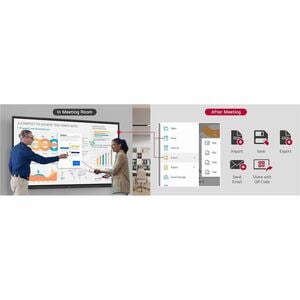 LG CreateBoard 86TR3DQ-B 2184.40 mm 4K UHD LCD Collaboration Display - ARM Cortex A73 + A53 - 8 GB - Touchscreen - 16:9 As