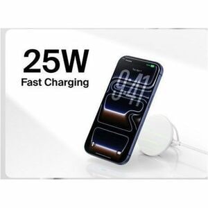 Belkin UltraCharge Induktionsladegerät - Weiß - für iPhone, AirPod, Smartphone, Ohrhörer, Qi2-fähiges Gerät - Eingangsstec