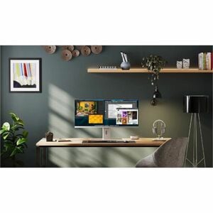 Alogic Edge 40 Zoll Klasse 5K LCD-Monitor - 21:9 Format - Silber - 101,6 cm (40 Zoll) Viewable - IPS-Technologie (In-Plane