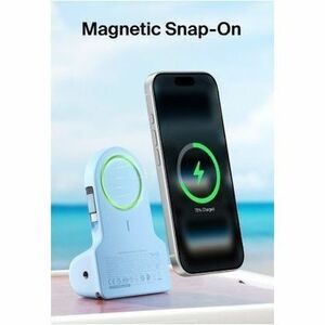 Stage PowerGrip Magnetic Charging Camera Grip with Power Bank - Ice Blue