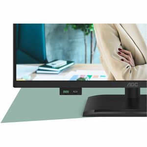 AOC 24P4CV 24" Class Full HD LED Monitor - 16:9 - Black - 60.5 cm (23.8") Viewable - In-plane Switching (IPS) Technology -