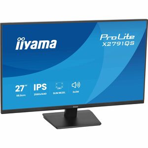iiyama ProLite X2791QS-B1 27 Zoll Klasse WQHD LED-Monitor - 16:9 Format - Mattschwarz - 68,6 cm (27 Zoll) Viewable - IPS-T