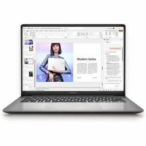 Modern 14S AI+ - 14in FHD+ OLED - U7 355 - 16GB RAM DDR5 - 512GB SSD - Wifi 6E - Backlight KB - 60Whr - Windows 11 Home Pr