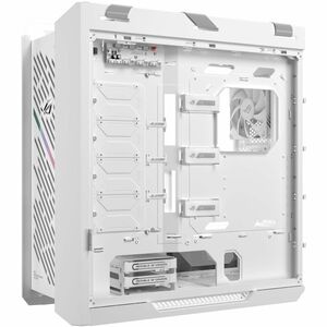 ROG Strix Helios II EATX mid-tower gaming case with dual tempered glass side panels, GPU support for up to 450mm in length