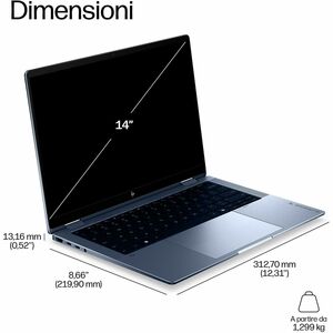 HP EliteBook X Flip G2i 14 inch Notebook Next Gen AI PC Wolf Pro Security Edition. Tipo di prodotto: Ibrido (2 in 1). Fami