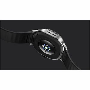 Samsung Galaxy Watch8 Classic SM-L500 Smart Watch - Rounded Square Case Shape - Black Body Color - Stainless Steel Body Ma