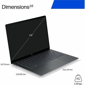 HP OmniBook Ultra Laptop Next Gen AI 14 Windows 11 Pro 14in Touch screen Intel Core Ultra 7 32GB RAM 1TB SSD 3K Eclipse gray