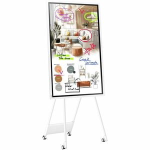 Samsung Flip WM75F 1905 mm 4K UHD LCD Collaboration Display - 3840 x 2160 - 450 cd/m² - 2160p - HDMI