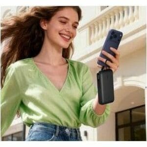 Belkin BoostCharge Power Bank - Black - 20000 mAh - 45 W - Built-in Cable - Black