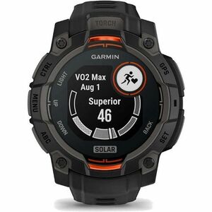 Garmin Instinct 3 Smart Watch - Black, Twilight Body Color - Black, Twilight Band Color - Aluminium Body Material - Fiber 