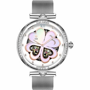 Carneo Seinna HR+ Smart Watch - 11.50 mm Case Thickness - 39.50 mm Case Width - Women - Silver, Rose Gold Body Color - Sil