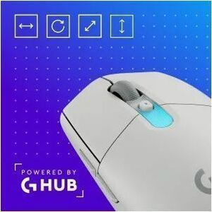 Souris de jeu Logitech G G305 X SUPERLIGHT - Bluetooth/Radio Fréquence - USB Type A, USB Type C - 6 Bouton(s) - 6 Boutons 