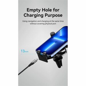 Vention KCEH0 Smartphone, Car, iPhone SmartPhone Holder - 30 mm x 106 mm x 91.8 mm x - ABS, Thermoplastic Polyurethane (TP
