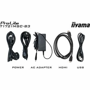 iiyama ProLite T1721MSC-B3 17 Zoll Klasse LED-Touchscreen-Monitor - 5:4 Format - 5 ms Reaktionszeit - 43,2 cm (17 Zoll) Vi