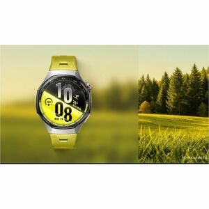 Huawei WATCH GT 7 Pro Smart Watch - Yellow Band Color - Titanium Alloy Case Material - Fluoroelastomer Band Material - Acc