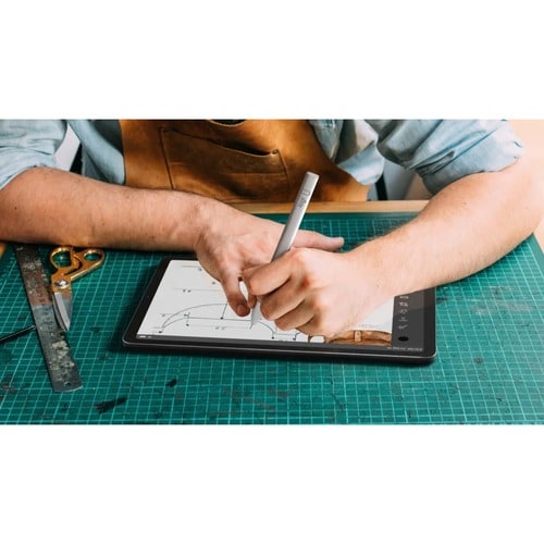Logitech Crayon Stylus - Capacitive Touchscreen Type Supported - Active - Replaceable Stylus Tip - Aluminium, Polycarbonat