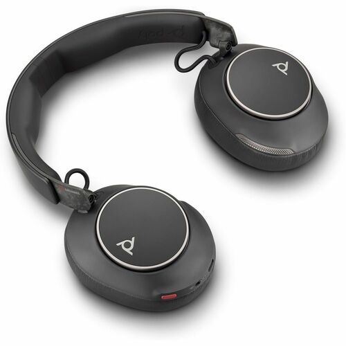 Poly Voyager Surround 80 UC Kabel/Kabellos Über das Ohr, Kopfbügel, Auf den Ohren Stereo Headset - Schwarz - Microsoft-Tea