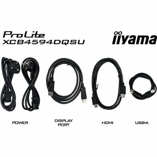 iiyama ProLite XCB4594DQSU-B1 45 Zoll Klasse Dual Quad HD (DQHD) Gekrümmter Bildschirm LED-Monitor - 32:9 Format - Mattsch
