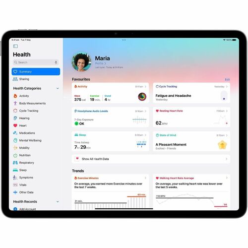 Apple iPad Air 13 (2026) A3461 Tablet - 33.02 cm (13") - 12 GB - 128 GB Storage - Space Gray - M4 Octa-core (8 Core) - 600