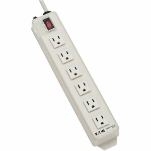 Eaton Tripp Lite Series Power It! 6-Outlet Power Strip, 15 ft. (4.57 m) Cord, 5-15P, Metal Housing - NEMA 5-15P - 6 NEMA 5