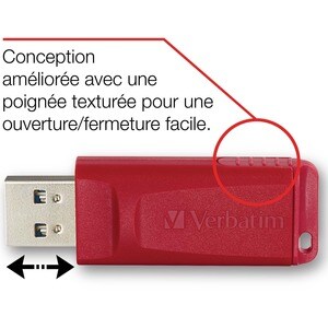 Verbatim 4GB Store 'n' Go USB Flash Drive - 3pk - Red, Green, Blue - 4 GB - Green, Blue, Red - 3 Pack - Password Protectio