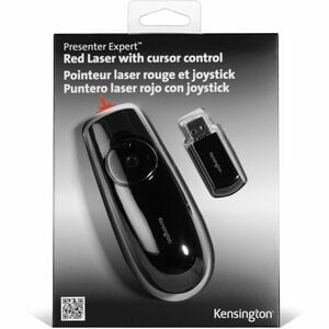 T?l?commande de pr?sentation avec joystick Presenter Expert - Sans fil - 4 Bouton(s) ? Pointeur Laser rouge ? Radiofr?quen