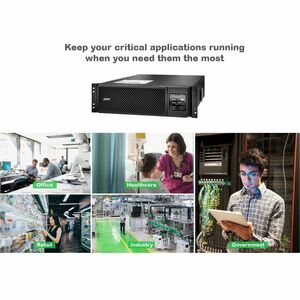 APC Smart-UPS On-Line, 5.4kVA, Rackmount 3U, 208V, 2x L6-20R+2x L6-30R NEMA outlets, Network Card+SmartSlot, Extended runt