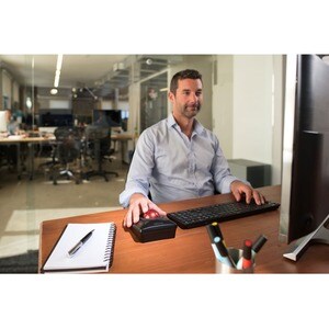 Kensington Expert Mouse Trackball - Bluetooth/Radio Frequency - USB - Optical - Black - Wireless - Trackball