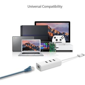 TP-Link UE330 Gigabit Ethernet Card for Computer, Notebook - 10/100/1000Base-T - Portable - USB 3.0 Type A - 40 Gbit/s Dat