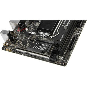MSI H310I PRO Desktop Motherboard - Intel H310 Chipset - Socket H4 LGA-1151 - Mini ITX - 32 GB DDR4 SDRAM Maximum RAM - DI