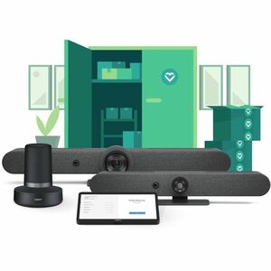 Logitech Rally Plus Video Conference Equipment - Large Room Size Supported - For Video Conferencing, Meeting Room - 3840 x