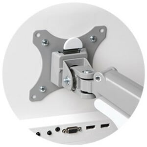 SmartFit One-Touch Height Adjustable Dual Monitor Arm