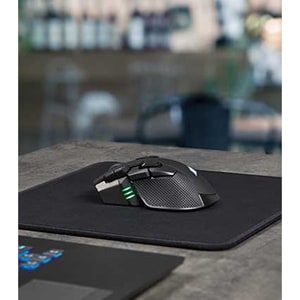 Corsair IRONCLAW RGB Wireless Gaming Mouse - Optical - Cable/Wireless - Bluetooth/Radio Frequency - 2.40 GHz - Black - USB