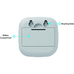 D-Link Liquid Leak Sensor - Wireless - Water Detection - 1.5 Year Battery - Wall Mount