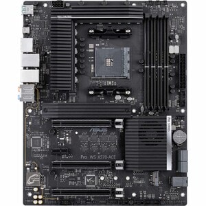 Asus Pro WS X570-ACE Workstation Motherboard - AMD X570 Chipset - Socket AM4 - ATX - 128 GB DDR4 SDRAM Maximum RAM - DIMM,