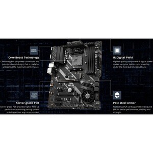 MSI X570-A PRO Desktop-Mainboard - AMD Chipsatz - Sockel AM4 - 128 GB - DIMM - 4 x Speichersteckplätze