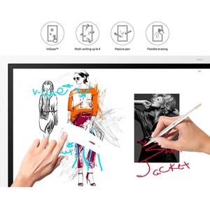Samsung WM65R-W 1651 mm LCD Digital Signage Display - Touchscreen - 3840 x 2160 - Edge LED - 350 cd/m² - 2160p - USB - HDM