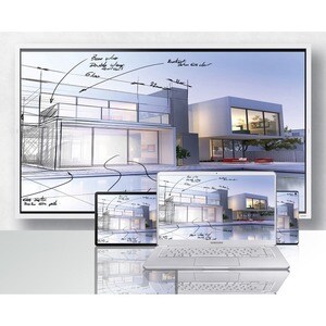 Samsung Flip 2 WM55R 55" Class LCD Touchscreen Monitor - 6.70 ms - 55" Viewable - InGlass Technology - 3840 x 2160 - 4K - 