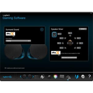 Logitech LIGHTSYNC G560 2.1 Bluetooth Lautsprechersystem - 120 W RMS - 40 Hz bis 18 kHz Frequenzgang - DTS:X, 3D Sound - USB