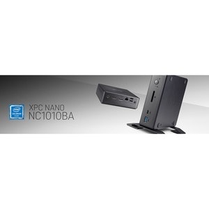 Desktop Computer Shuttle XPC nano NC1010BA - Intel Celeron 4205U 1,80 GHz Prozessor - 4 GB RAM DDR4 SDRAM - 64 GB SSD - Mi