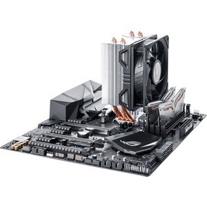 Cooler Master HYPER 212 EVO V2 Cooling Fan/Heatsink - 463.8 gal/min Maximum Airflow - 27 dB(A) Noise - Socket R4 LGA-2066,