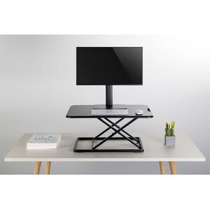 Neomounts NS-WS050BLACK Sit-stand workstation. Product colour: Black, Maximum screen size: -25.4 mm (-1"), Maximum weight 