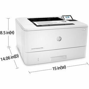 HP LaserJet Enterprise M406dn Desktop Laser Printer - Monochrome - 40 ppm Mono - 1200 x 1200 dpi Print - Automatic Duplex 