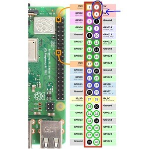Raspberry Pi Single Board Computer für LCD-Display, Monitor - Module - Rot, Weiß - Cortex A72 - BCM2711 - Quad-Core - 1,50