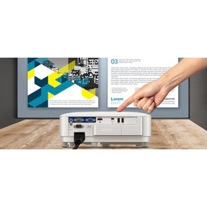 Proiettore DLP Montabile al soffitto, Portatili BenQ EW600 - 3D Ready - 16:10 - 1280 x 800 - Frontale, Soffitto - 720p - 5
