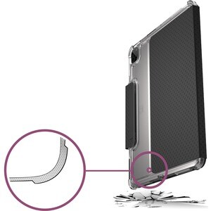 Urban Armor Gear Lucent Carrying Case (Folio) for 12.9" Apple iPad Pro (5th Generation), iPad Pro (4th Generation) Tablet 