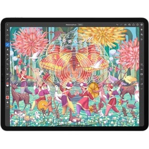 Apple iPad Pro (5th Generation) Tablet - 32,8 cm (12,9 Zoll) - M1 Octa-Core - 8 GB RAM - 128 GB - iPadOS 14 - Silber - App