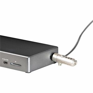 StarTech.com USB C Dock, Triple 4K Monitor USB-C Docking Station with DP 1.4 & DSC, 2x DisplayPort & 1x HDMI, 100W PD, 6x 