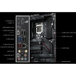 Asus ROG Strix B560-E GAMING WIFI Desktop Motherboard - Intel B560 Chipset - Socket LGA-1200 - Intel Optane Memory Ready -